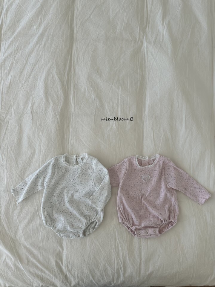 Mienbloom B - Korean Baby Fashion - #babyoutfit - Bebe Heart Pop Suit - 2