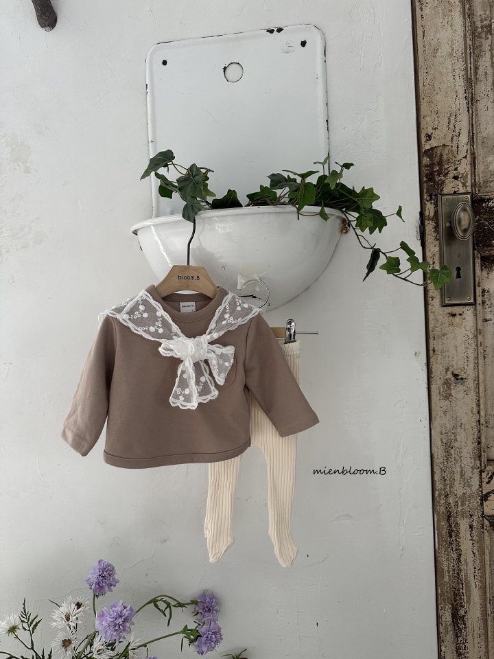 Mienbloom B - Korean Baby Fashion - #babyoutfit - Bebe Papa Sweatshirt - 12