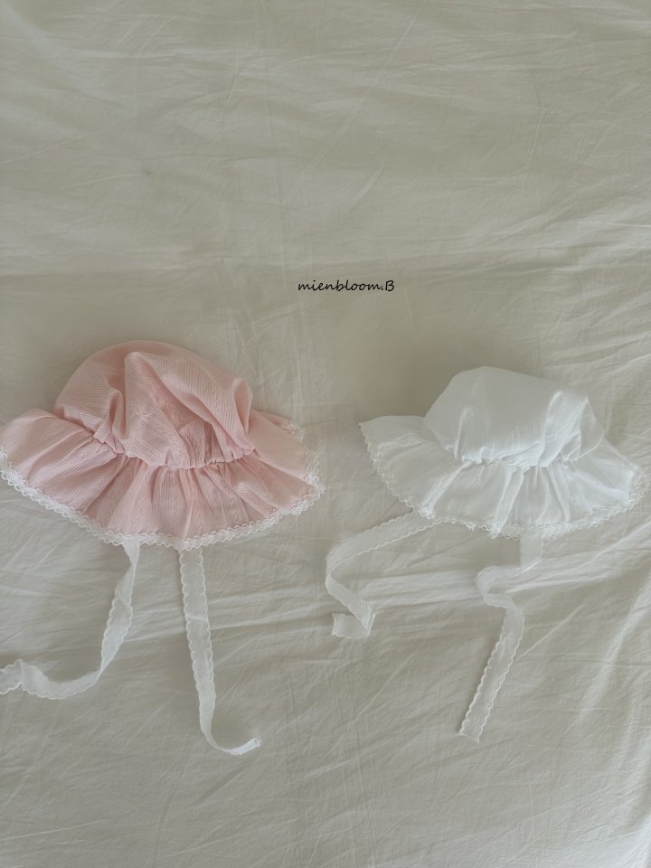 Mienbloom B - Korean Baby Fashion - #babyoutfit - Bebe Genie Lace Hat - 3