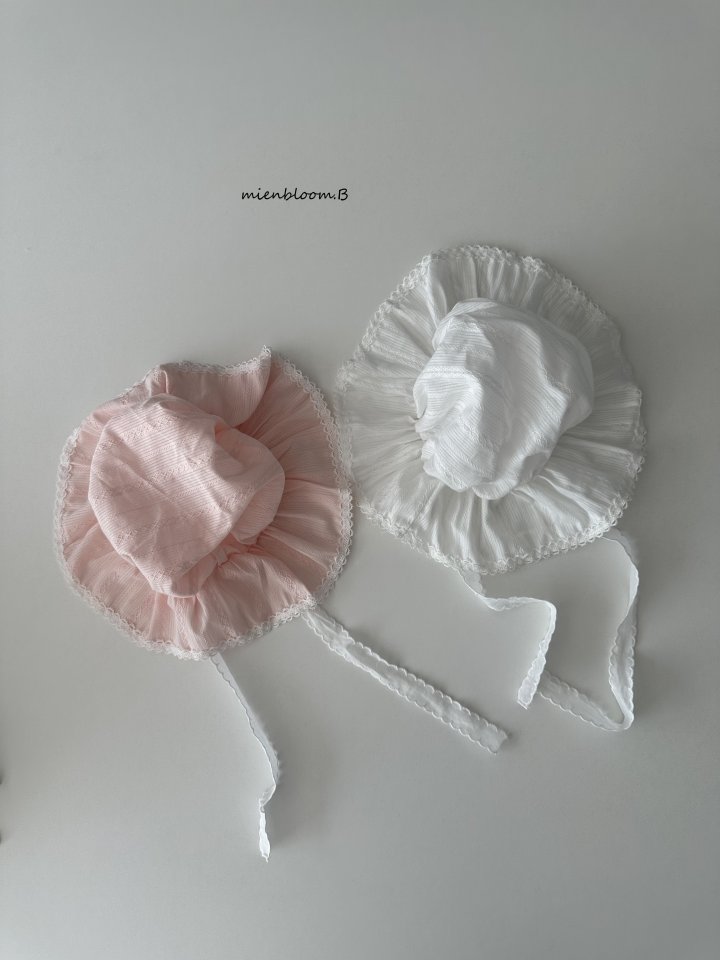 Mienbloom B - Korean Baby Fashion - #babyoutfit - Bebe Genie Lace Hat - 4