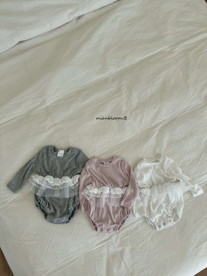 Mienbloom B - Korean Baby Fashion - #babyoutfit - Bebe Lace Suit
