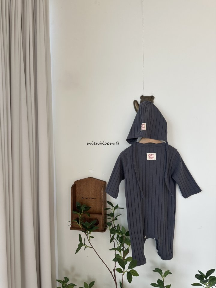 Mienbloom B - Korean Baby Fashion - #babyoutfit - Bebe Chunky Rib Suit - 7