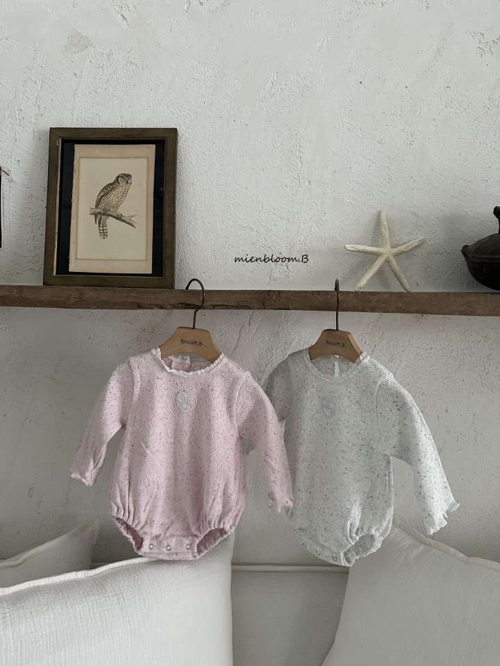 Mienbloom B - Korean Baby Fashion - #babyoutfit - Bebe Heart Pop Suit - 4