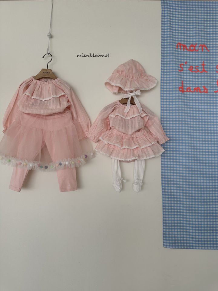 Mienbloom B - Korean Baby Fashion - #onlinebabyboutique - Bebe Genie Lace Hat - 6