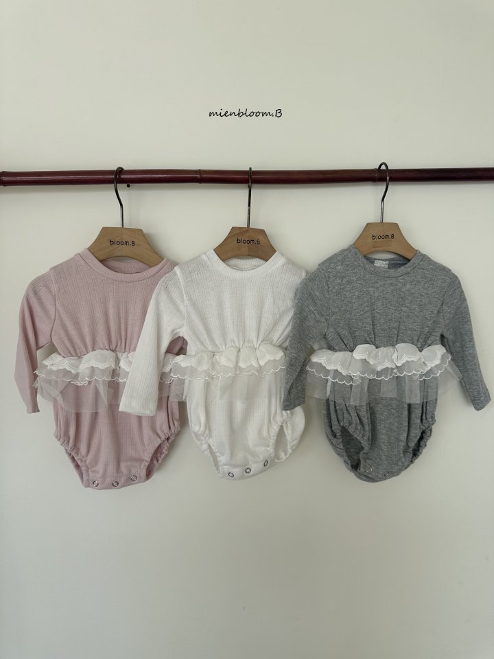 Mienbloom B - Korean Baby Fashion - #onlinebabyboutique - Bebe Lace Suit - 3