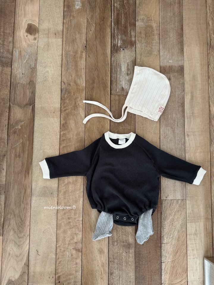 Mienbloom B - Korean Baby Fashion - #onlinebabyboutique - Bebe Waffle Suit - 8