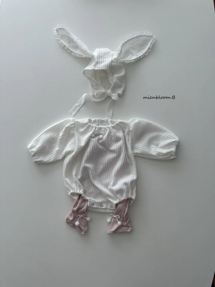 Mienbloom B - Korean Baby Fashion - #onlinebabyboutique - Bebe Bibi Bunny Bonnet - 7