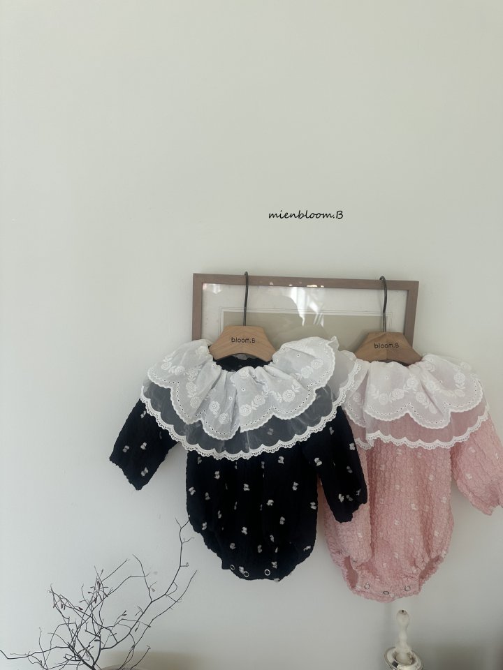 Mienbloom B - Korean Baby Fashion - #onlinebabyboutique - Bebe Pom Pom Suit - 2
