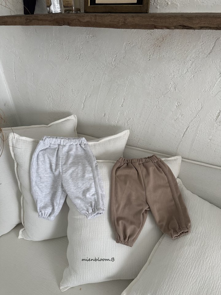 Mienbloom B - Korean Baby Fashion - #onlinebabyshop - Bebe Papa Jogger Pants