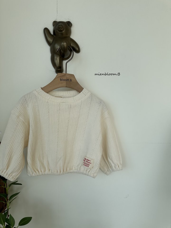 Mienbloom B - Korean Baby Fashion - #onlinebabyshop - Bebe Lucky Knit Tee - 5