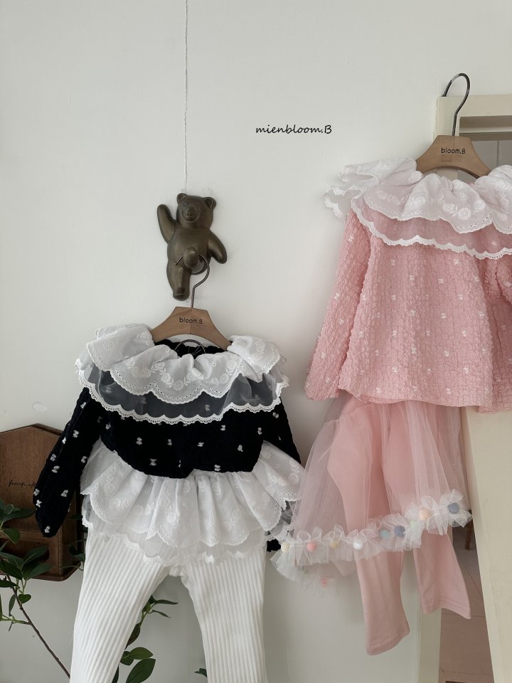 Bebe Pom Pom Blouse by Mienbloom B for Baby - view 6