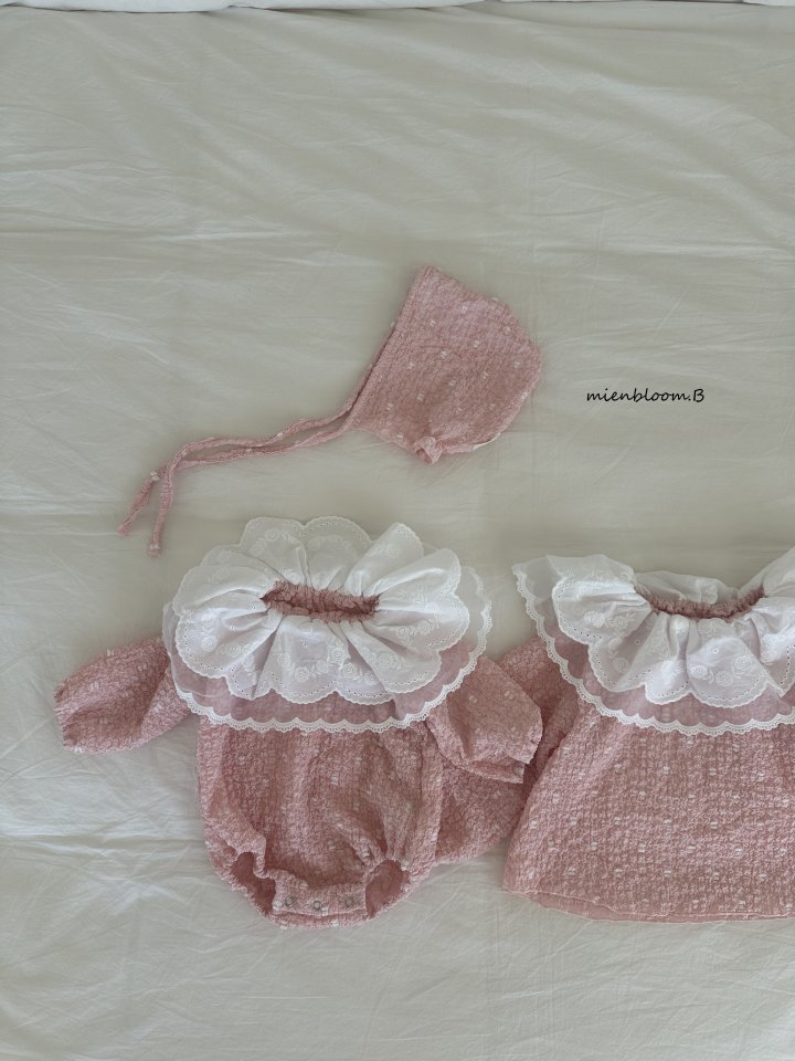 Mienbloom B - Korean Baby Fashion - #smilingbaby - Bebe Pom Pom Bonnet - 5