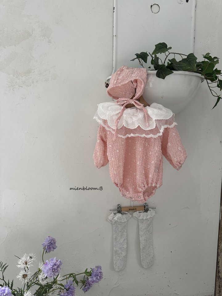 Mienbloom B - Korean Baby Fashion - #onlinebabyshop - Bebe Pom Pom Suit - 4