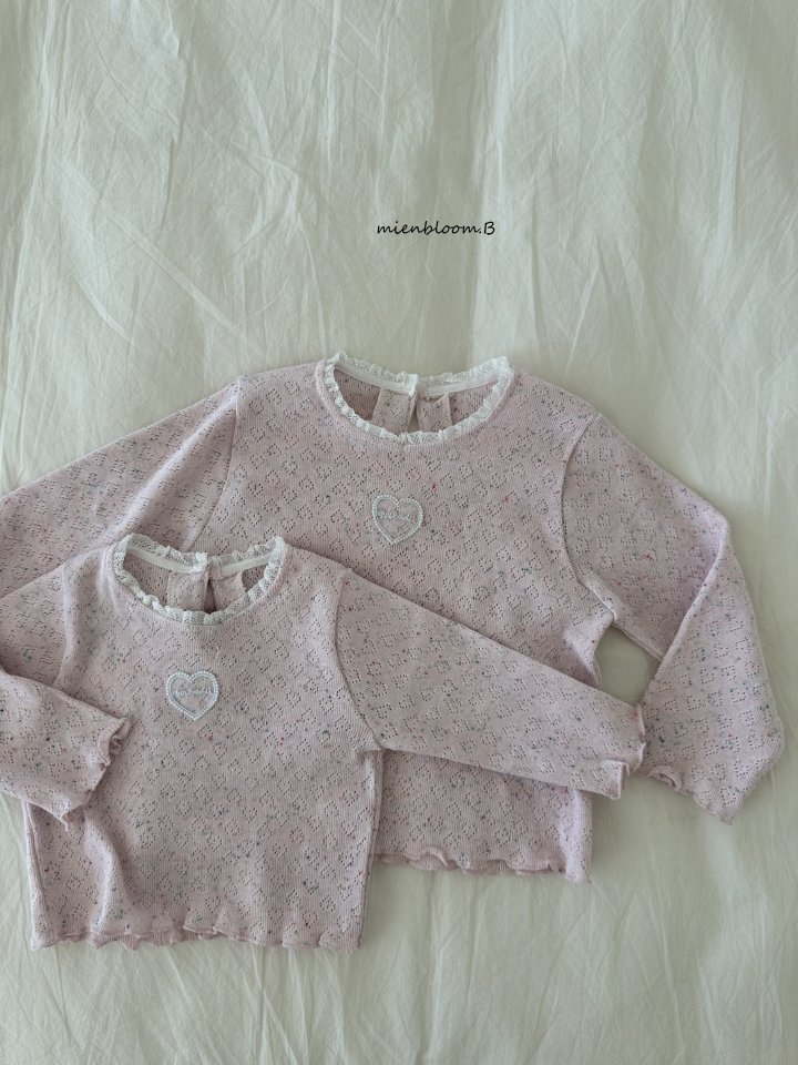 Mienbloom B - Korean Children Fashion - #Kfashion4kids - Kids Heart Pop Tee - 2
