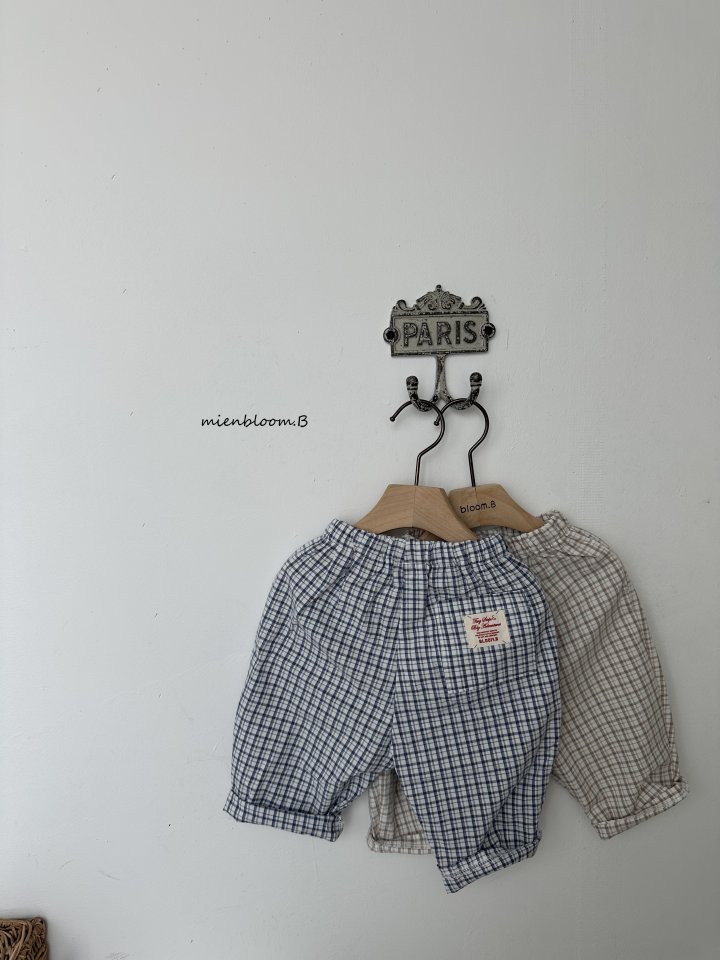 Mienbloom B - Korean Children Fashion - #childofig - Kids Classic Check Pants - 4
