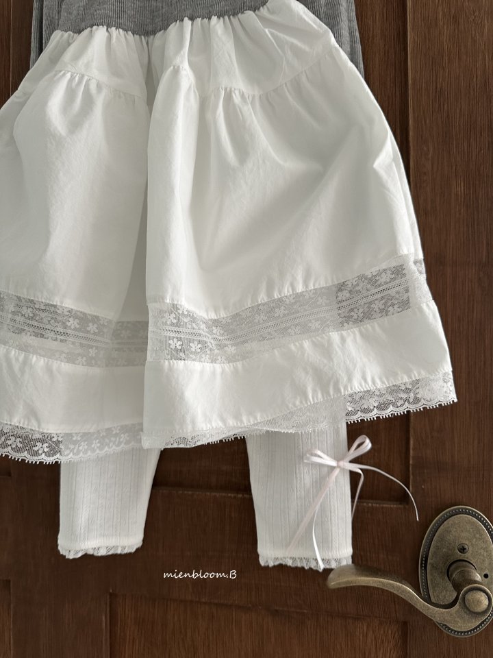 Kids Ribbed Lace One-piece by Mienbloom B for Child - view 10