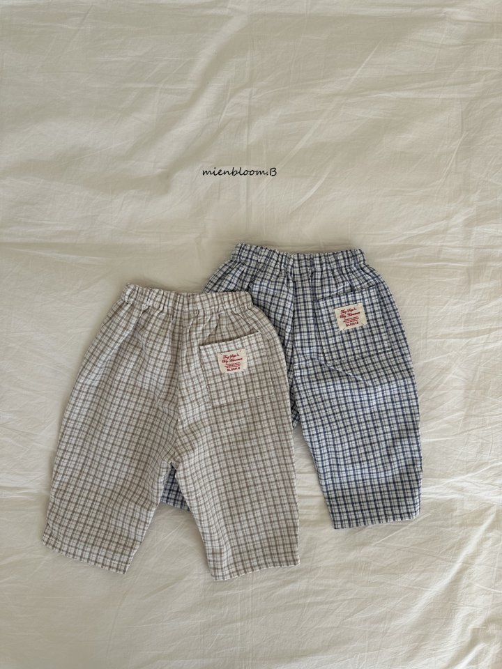 Mienbloom B - Korean Children Fashion - #childrensboutique - Kids Classic Check Pants - 5