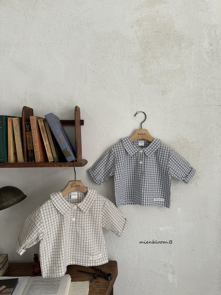 Mienbloom B - Korean Children Fashion - #designkidswear - Kids Classic Check Shirt - 2