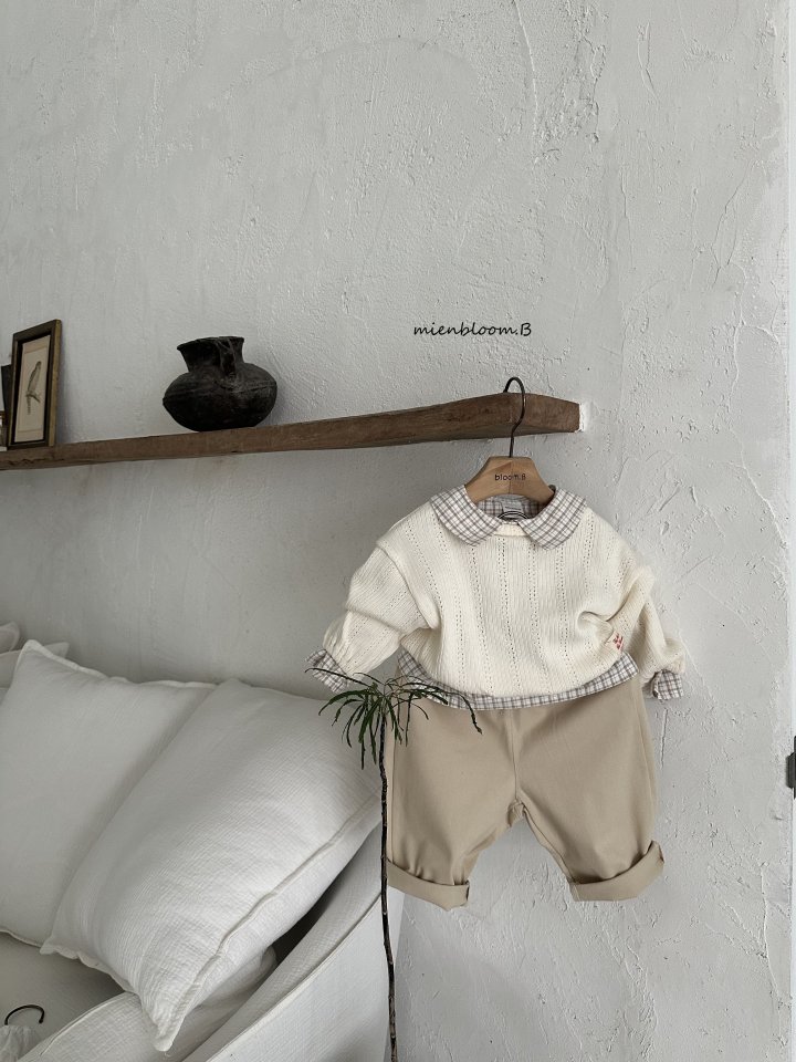 Mienbloom B - Korean Children Fashion - #kidsshorts - Kids Lucky Knit Tee - 11