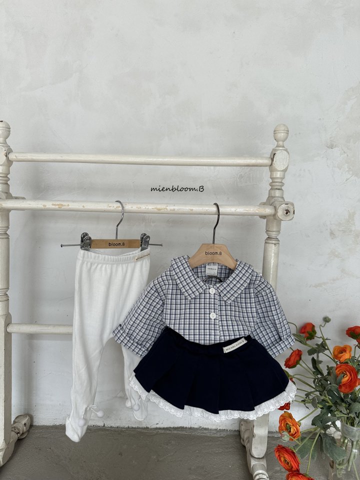 Mienbloom B - Korean Children Fashion - #magicofchildhood - Kids Classic Check Shirt - 10