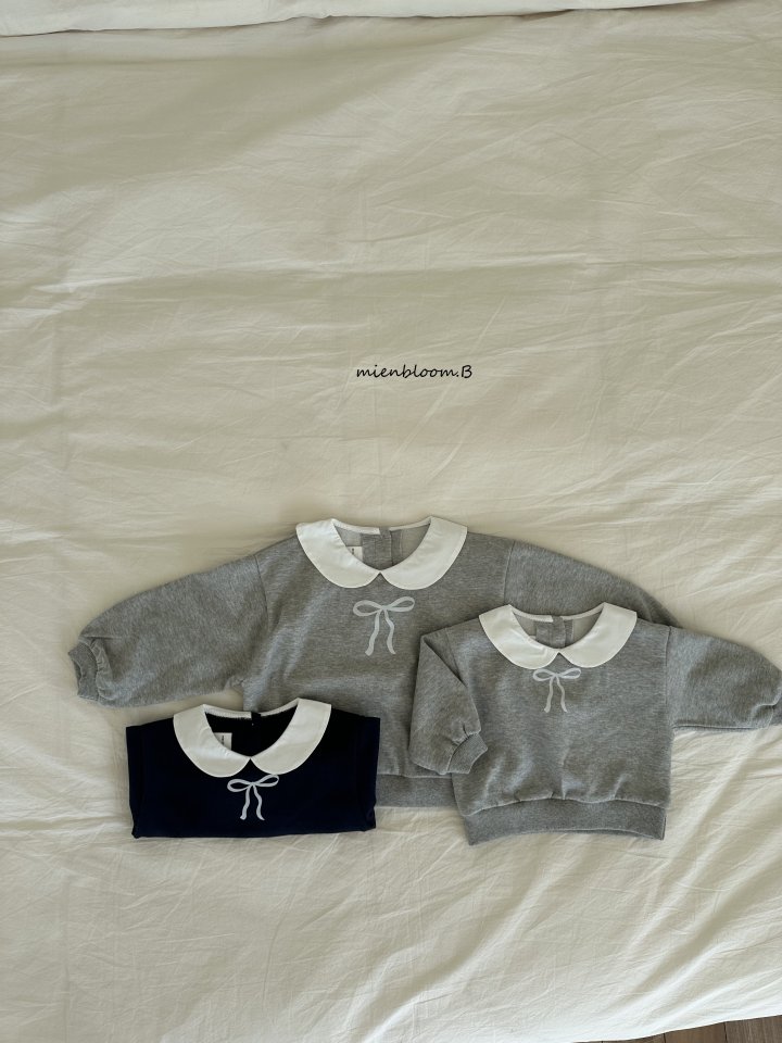 Kids Ribbon Collar Sweatshirt by Mienbloom B for Child - view 3