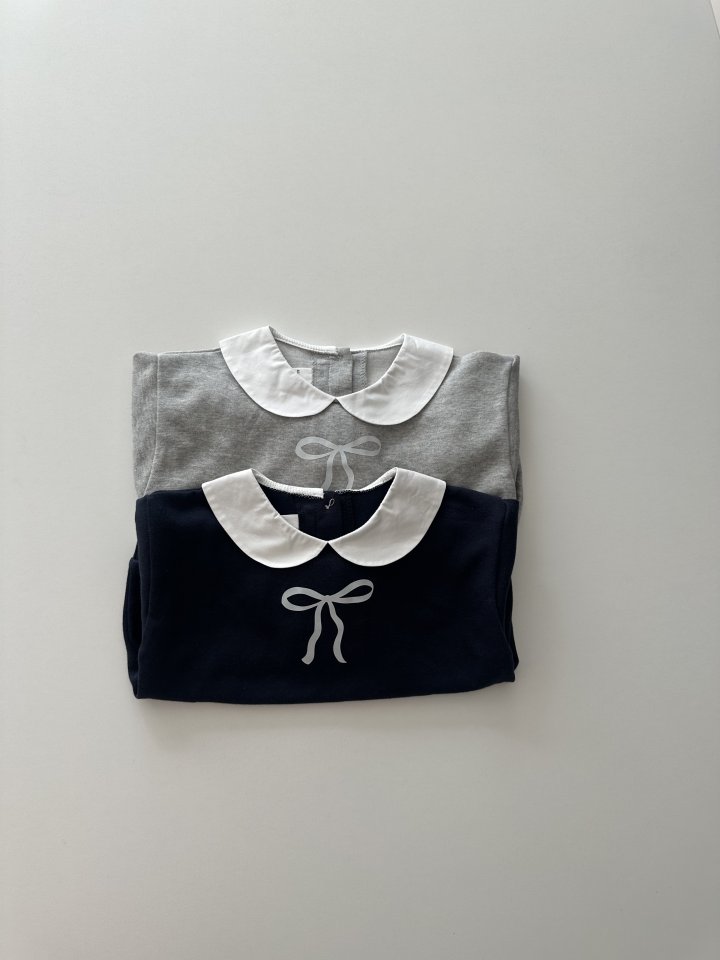 Kids Ribbon Collar Sweatshirt by Mienbloom B for Child - view 4