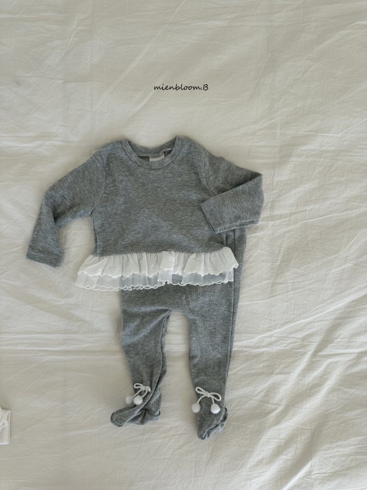 Mienbloom B - Korean Children Fashion - #prettylittlegirls - Kids Lace Tee - 5