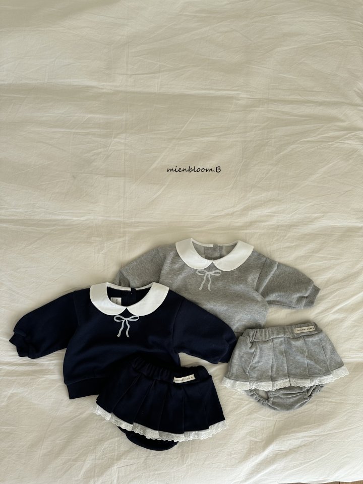 Kids Ribbon Collar Sweatshirt by Mienbloom B for Child - view 7