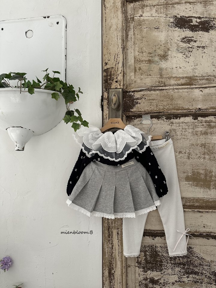 Mienbloom B - Korean Children Fashion - #toddlerclothing - Kids Lace School Skirt - 9