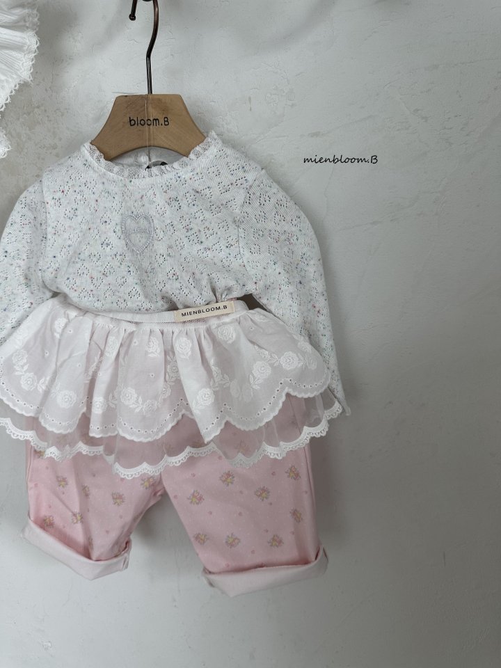 Mienbloom B - Korean Children Fashion - #toddlerclothing - Kids Heart Pop Tee - 8
