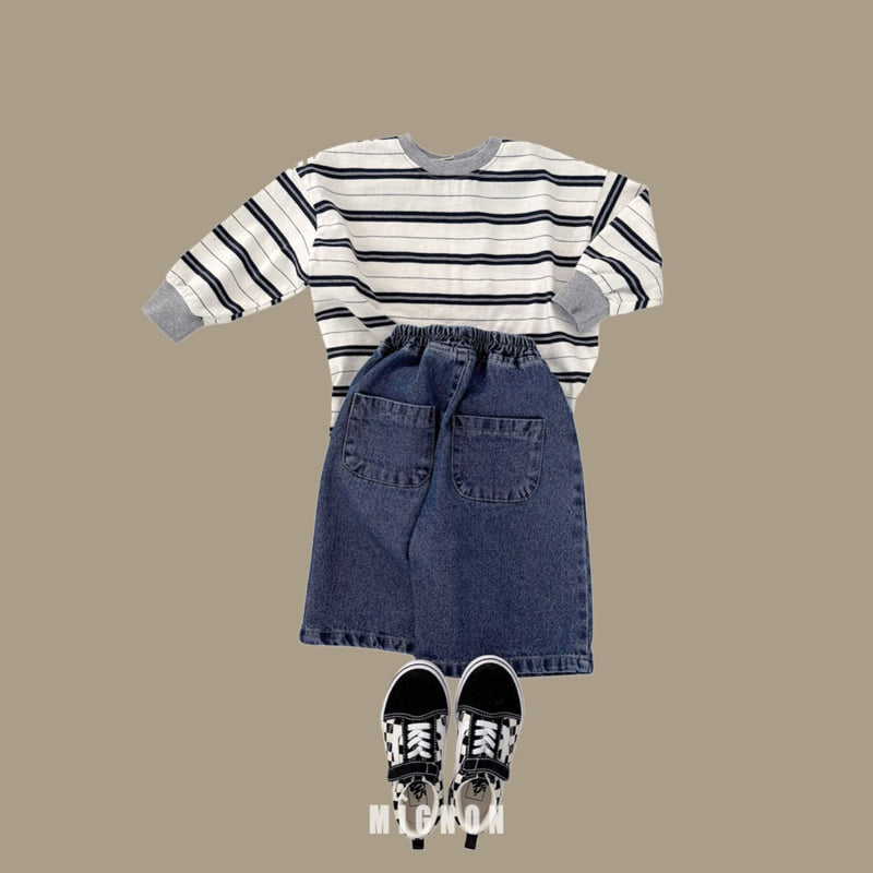 Mignon - Korean Children Fashion - #childofig - Chubby Denim Pants - 8