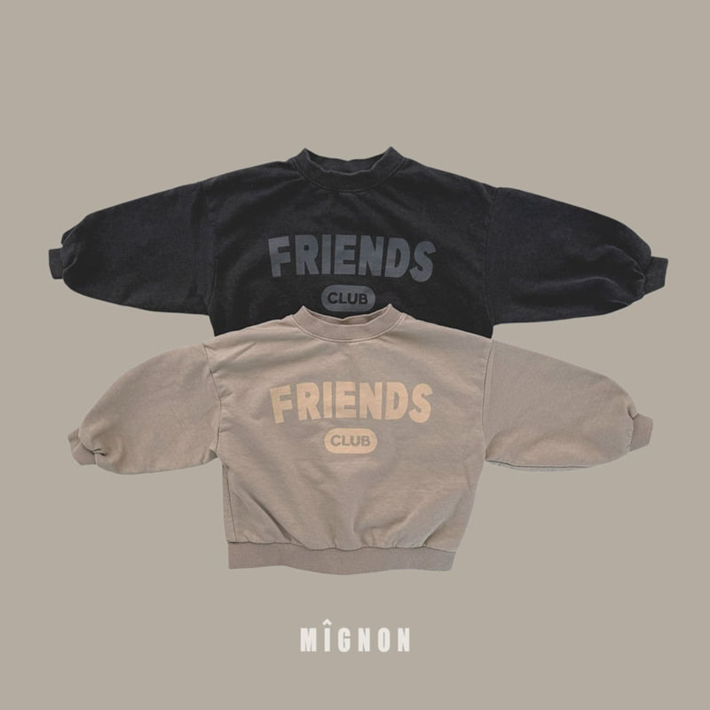 Mignon - Korean Children Fashion - #childofig - Friends Pigment Sweatshirt - 5