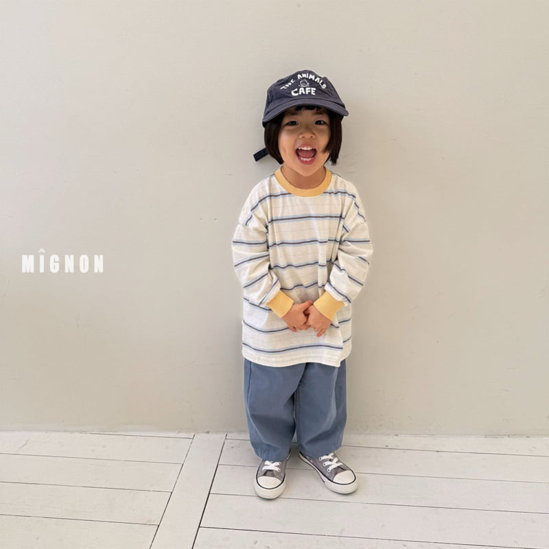 Mignon - Korean Children Fashion - #childrensboutique - Boston Stripe Tee - 8