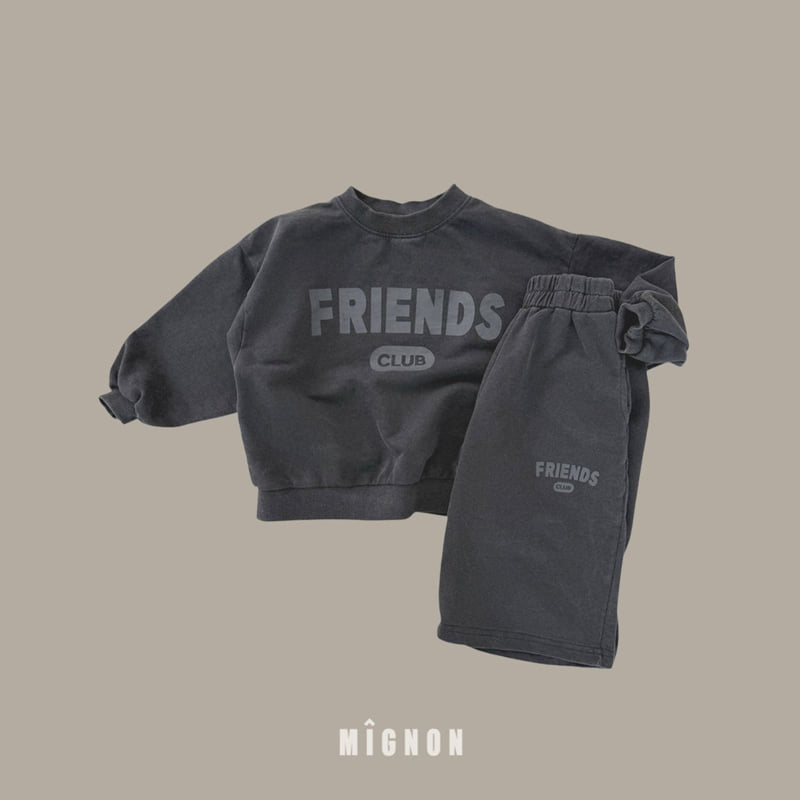 Mignon - Korean Children Fashion - #childrensboutique - Friends Pigment Sweatshirt - 7