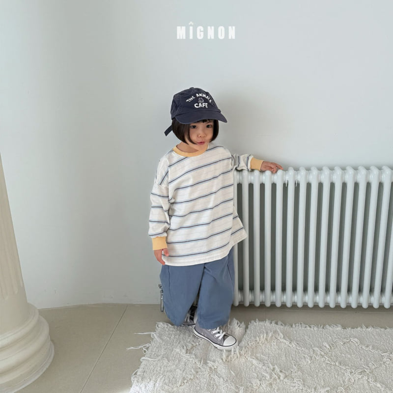 Mignon - Korean Children Fashion - #designkidswear - Boston Stripe Tee - 9