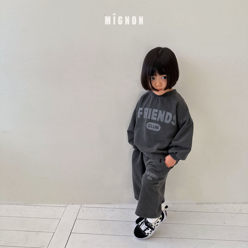 Mignon - Korean Children Fashion - #designkidswear - Friends Pigment Sweatshirt - 8