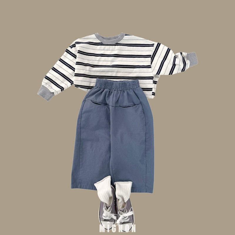 Mignon - Korean Children Fashion - #designkidswear - Curved Pocket Pants - 7
