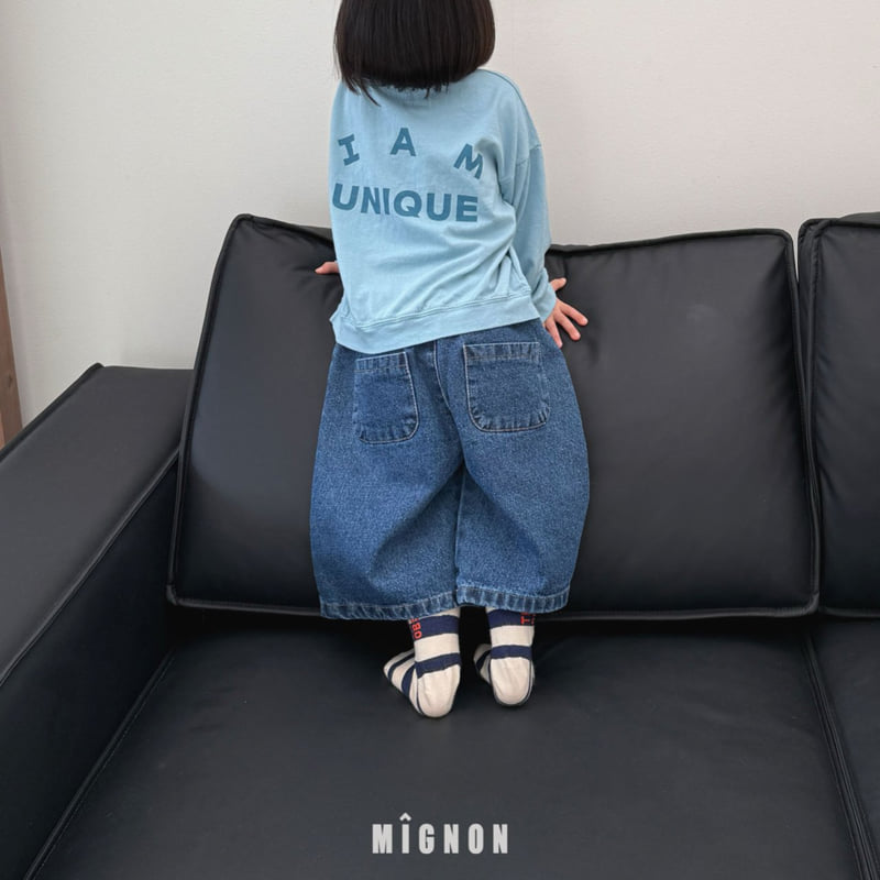 Mignon - Korean Children Fashion - #discoveringself - Chubby Denim Pants - 12