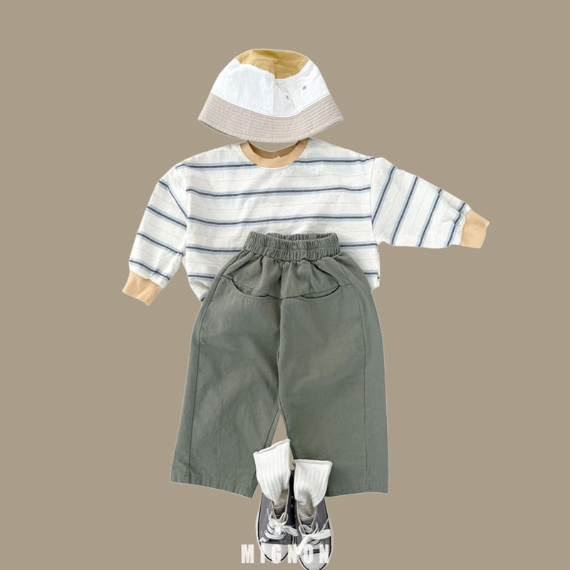 Mignon - Korean Children Fashion - #discoveringself - Curved Pocket Pants - 8