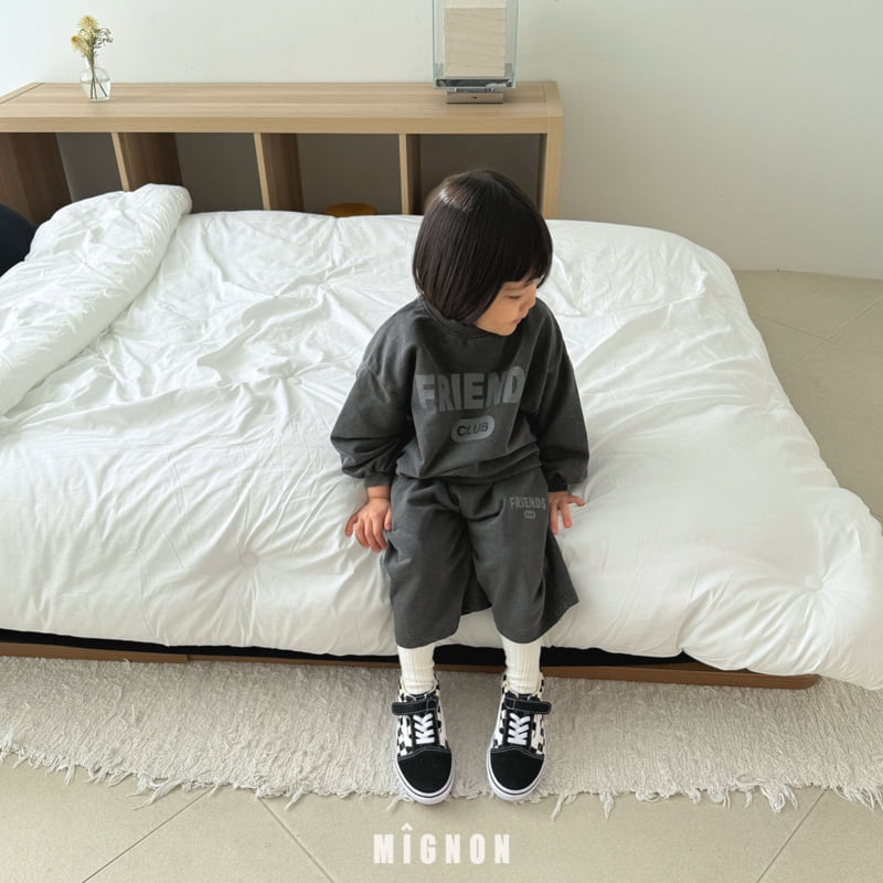 Mignon - Korean Children Fashion - #fashionkids - Friends Pigment Sweatshirt - 10