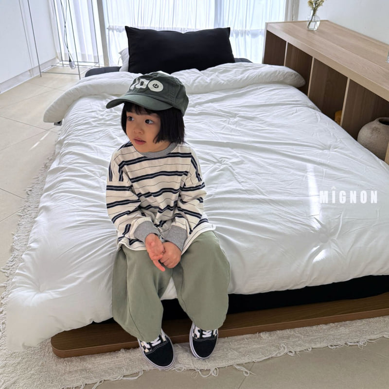 Mignon - Korean Children Fashion - #kidsshorts - Curved Pocket Pants - 10