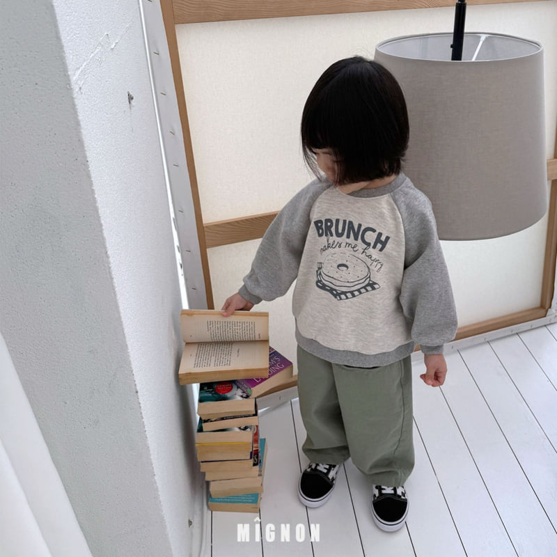 Mignon - Korean Children Fashion - #kidsshorts - Brunch Sweatshirt - 9
