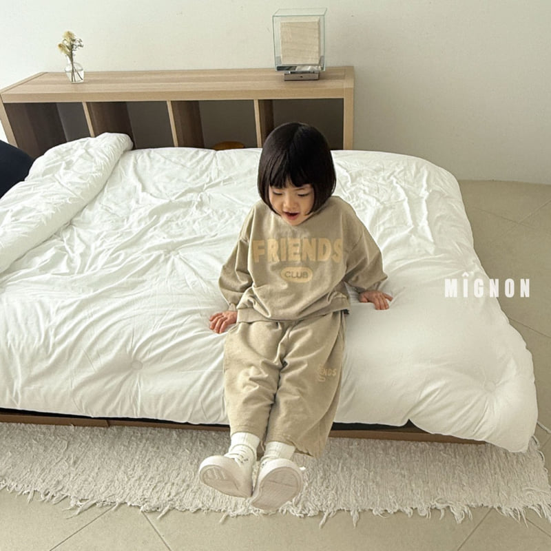 Mignon - Korean Children Fashion - #kidsstore - Friends Pigment Sweatshirt - 12