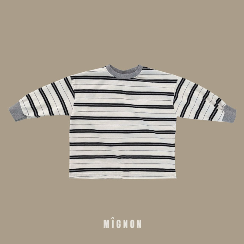 Mignon - Korean Children Fashion - #littlefashionista - Boston Stripe Tee - 2