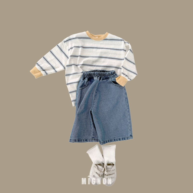 Mignon - Korean Children Fashion - #prettylittlegirls - Chubby Denim Pants - 7