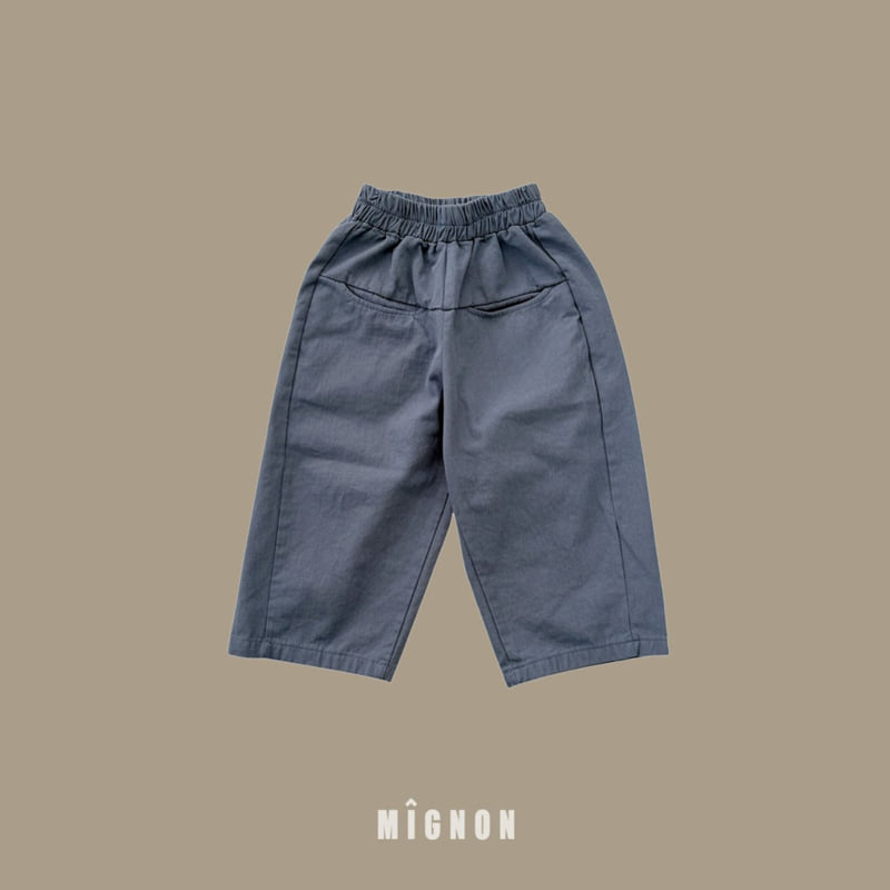 Mignon - Korean Children Fashion - #prettylittlegirls - Curved Pocket Pants - 3