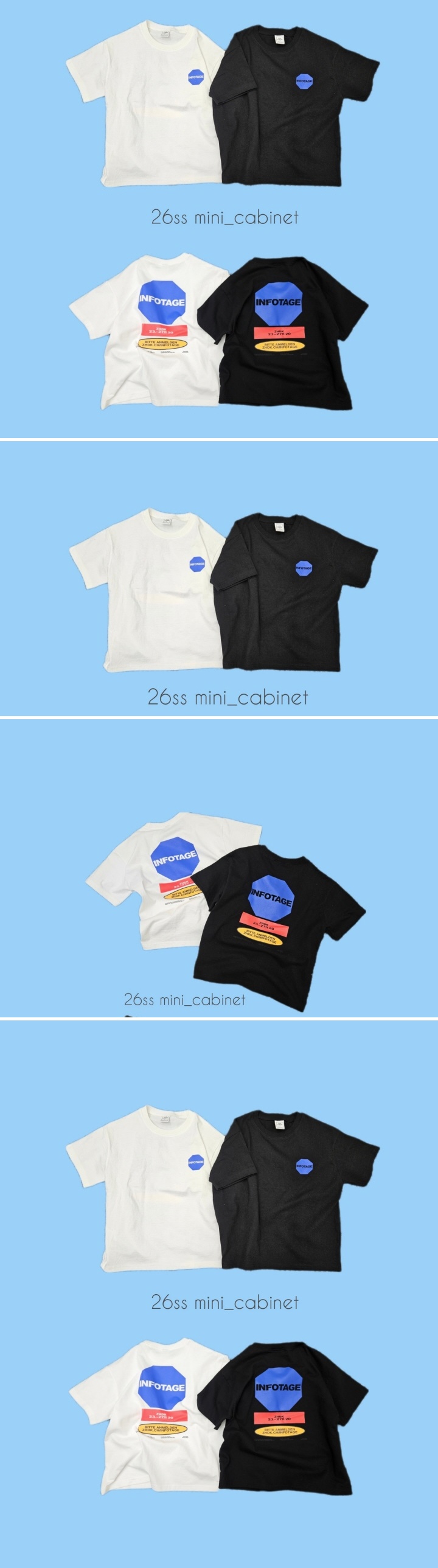 Mini Cabinet - Korean Children Fashion - #kidsstore - Info Short Sleeve Tee - 2