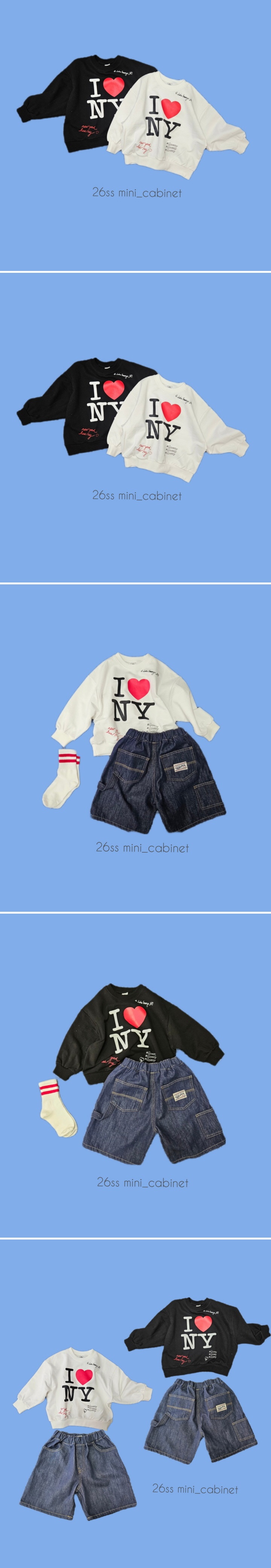 Mini Cabinet - Korean Children Fashion - #prettylittlegirls - I Heart Tee - 2