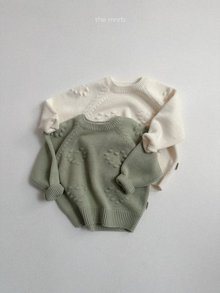 Mini Robe - Korean Baby Fashion - #babyboutique - Love Eyelet Knit - 6