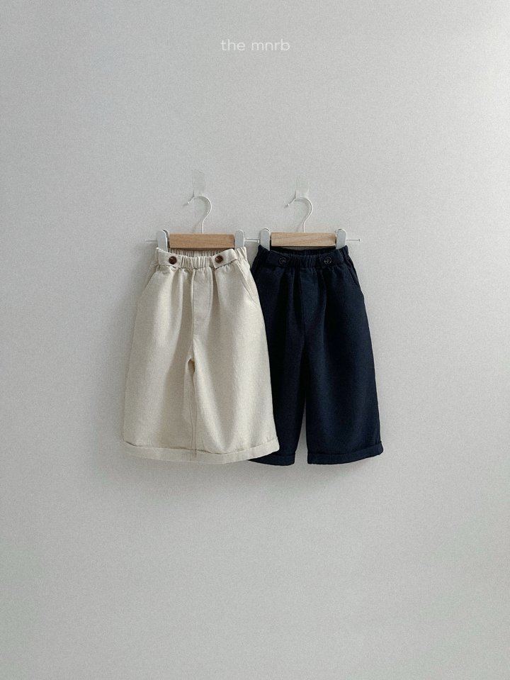 Mini Robe - Korean Baby Fashion - #babyboutique - Buckle Detail Pants